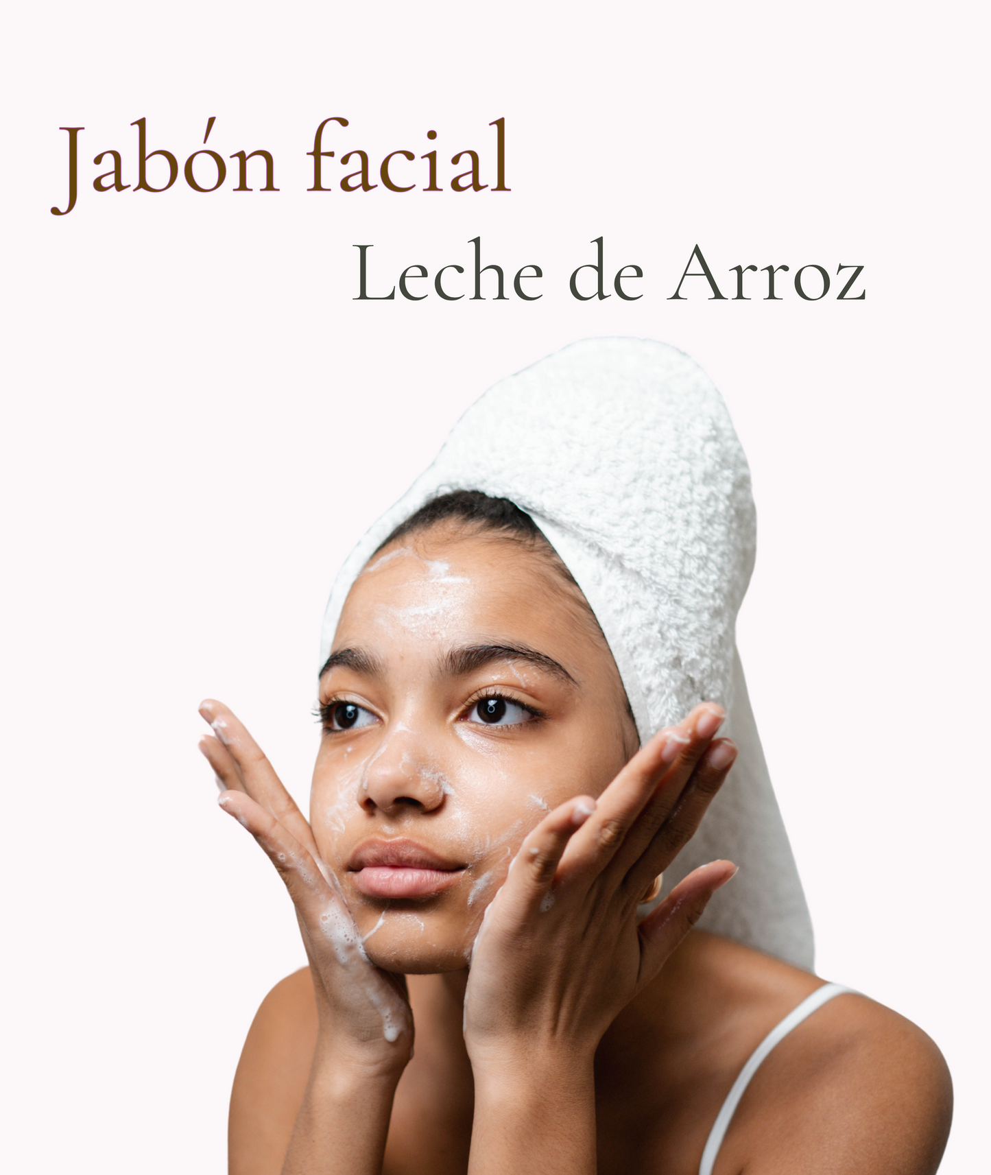 Jabón facial Leche de arroz. Limpieza efectiva para tu carita🌿✨