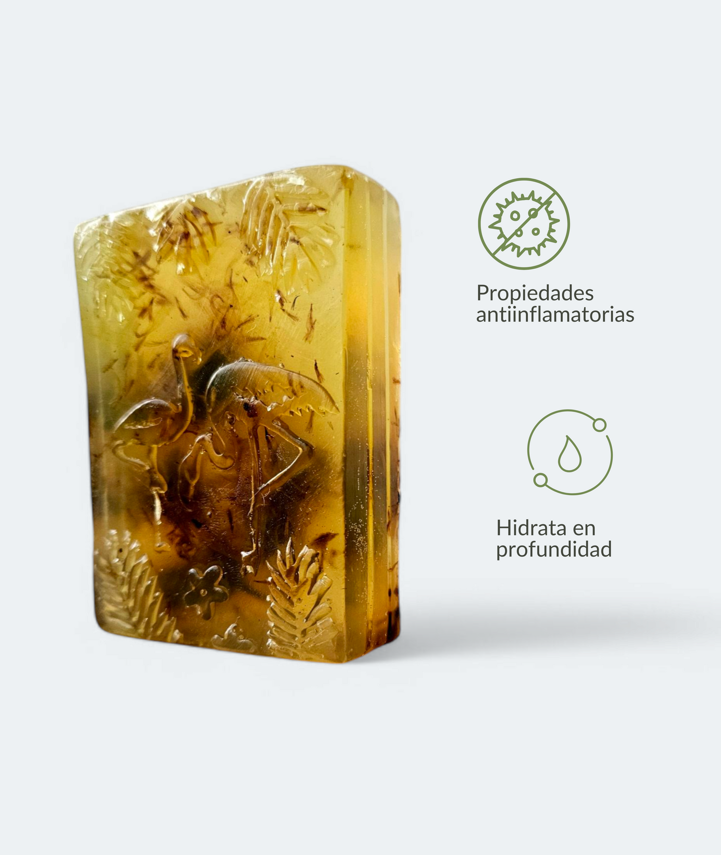 Jabón corporal Caléndula y agua de rosas