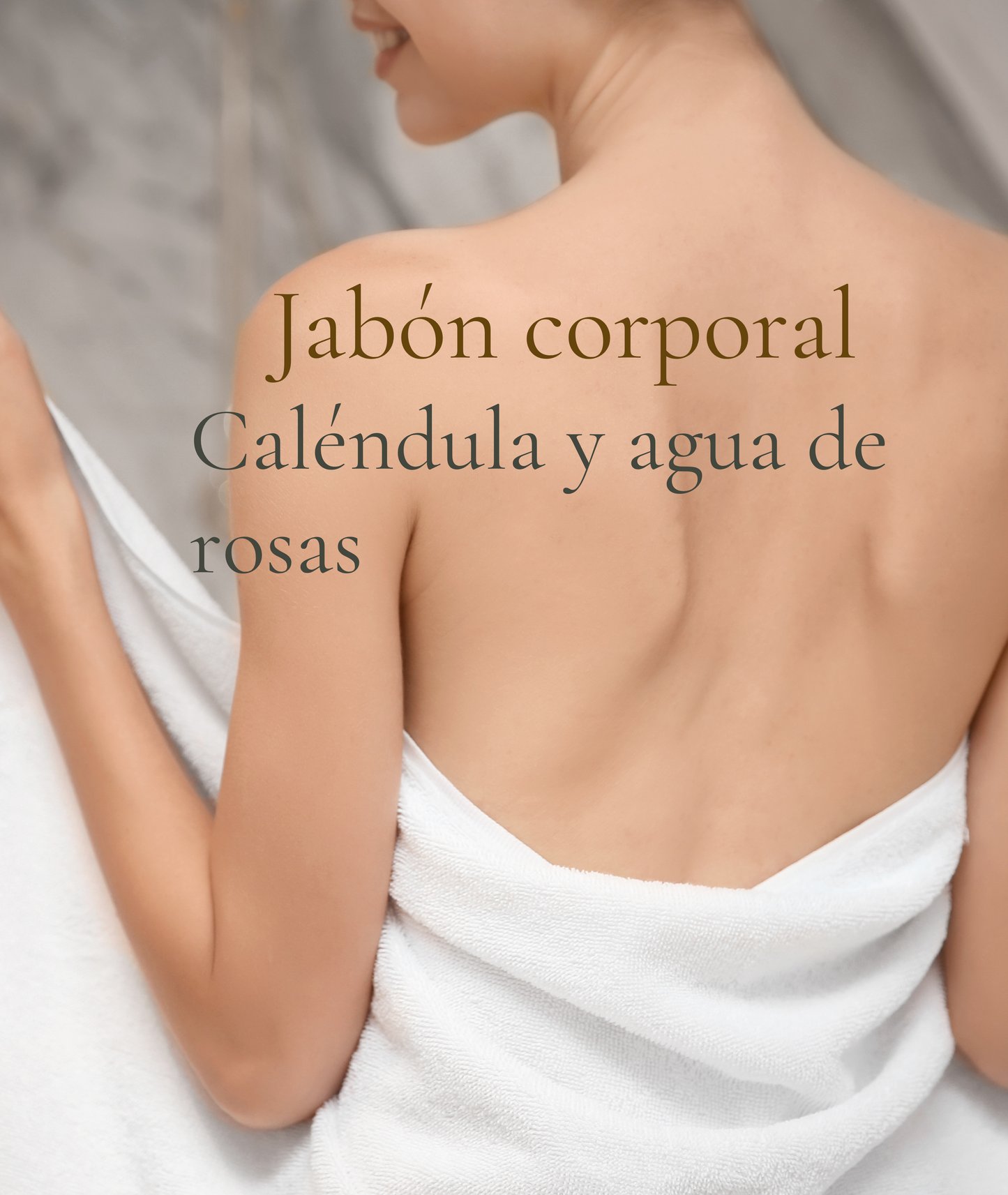 Jabón corporal Caléndula y agua de rosas