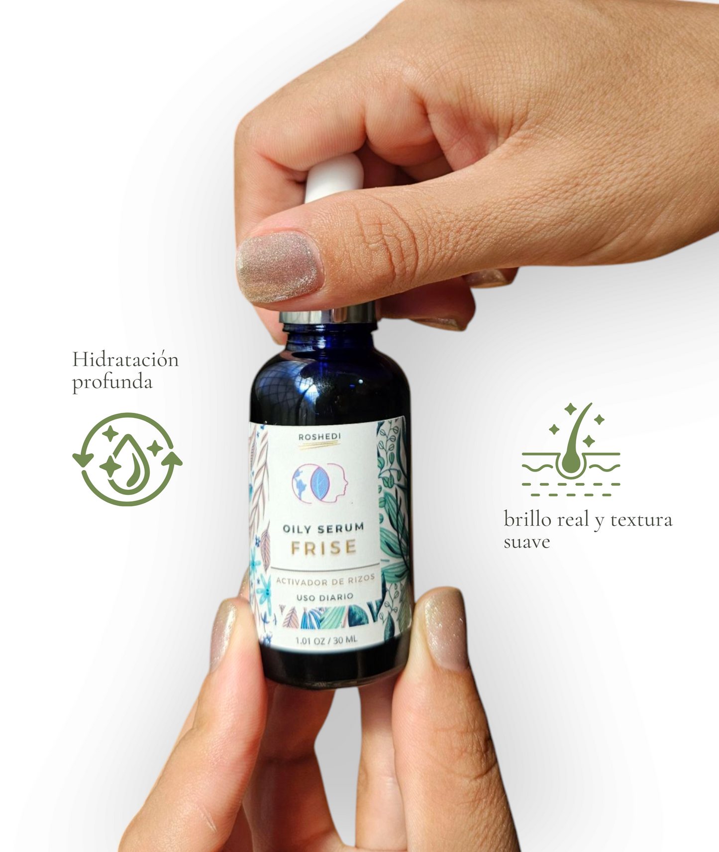 Activador de rizos y ondas, controla el frizz y evita puntas abiertas. Serum Frise
