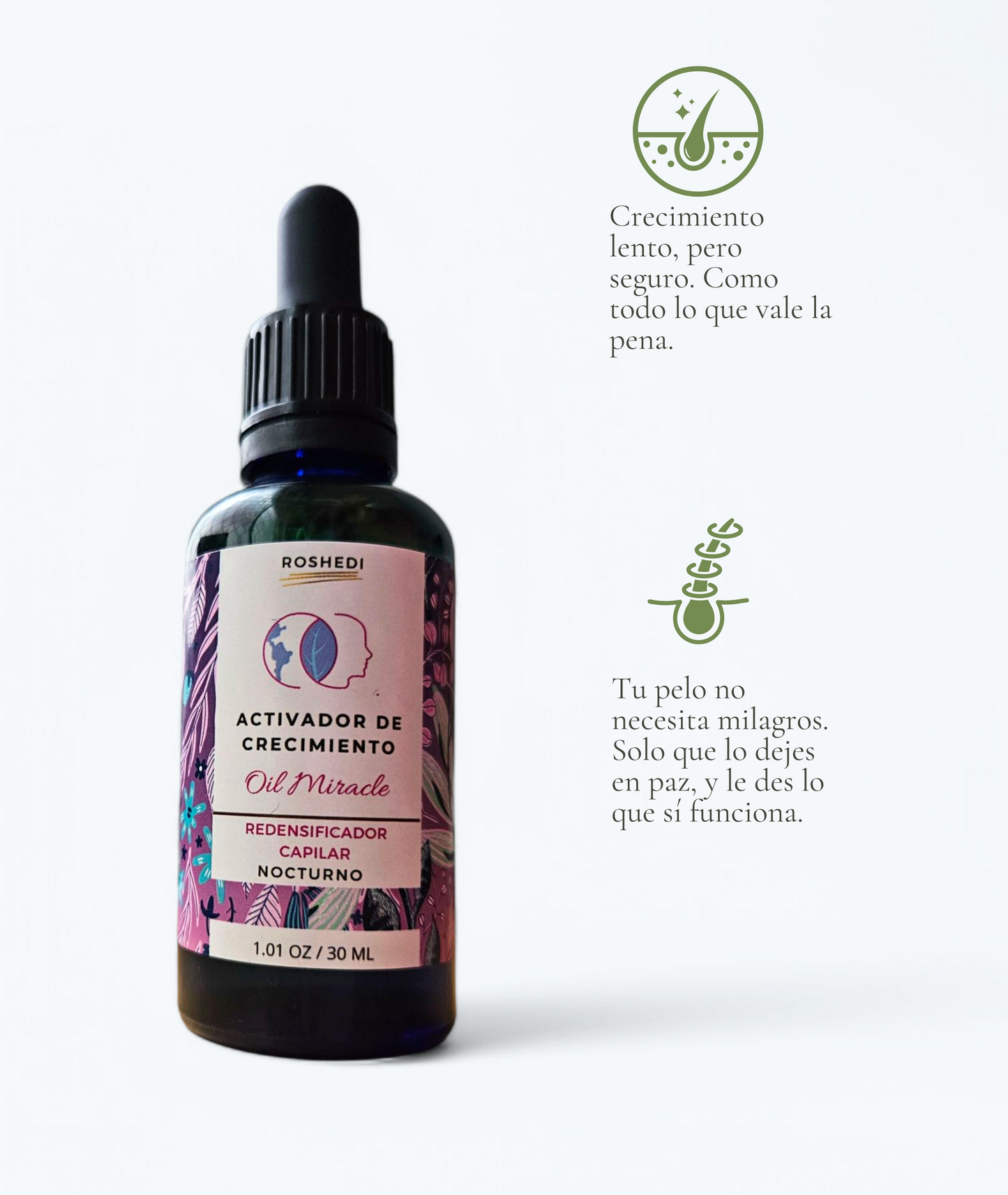Anticaída y crecimiento capilar. Oil Miracle – Activador de crecimiento nocturno