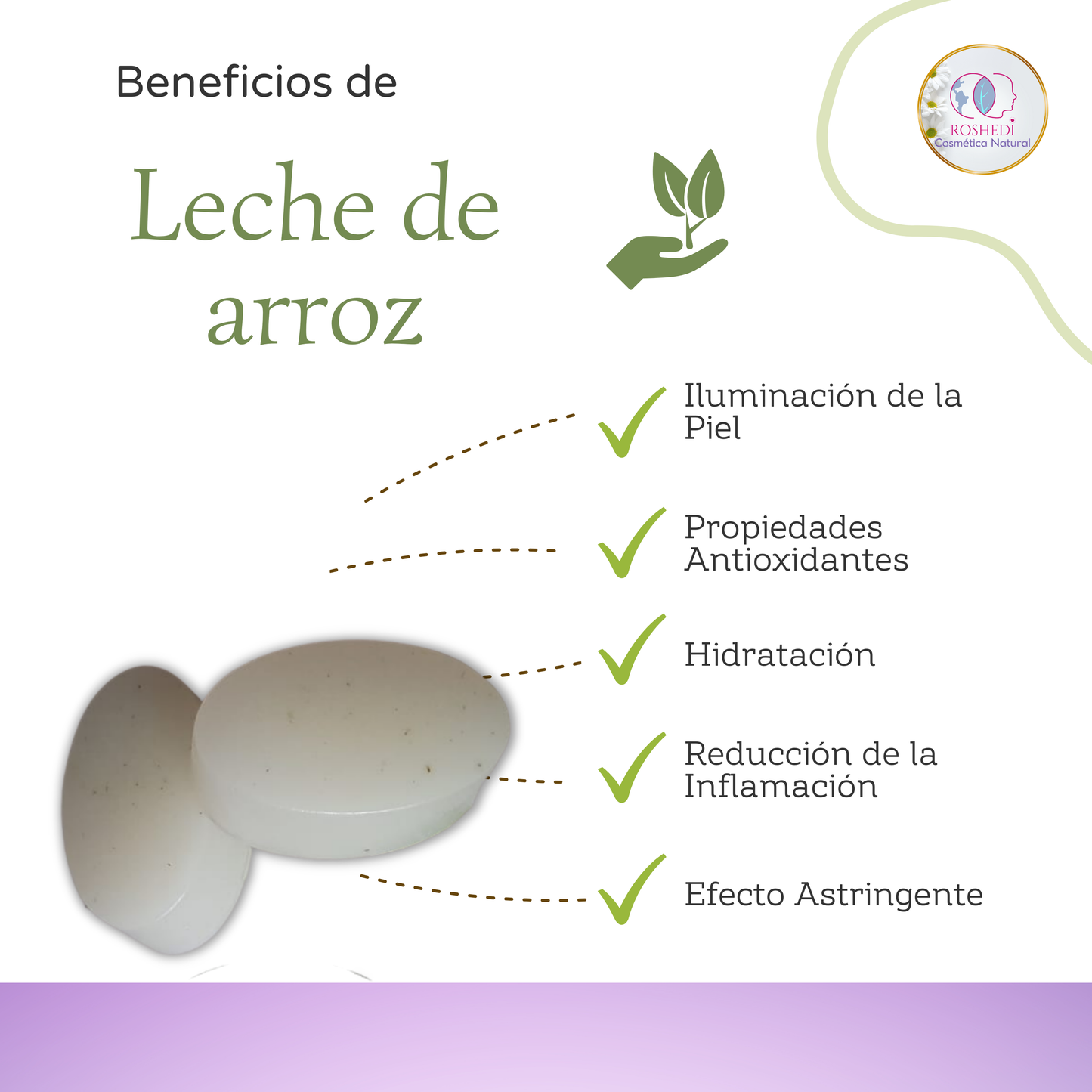 Jabón facial Leche de arroz