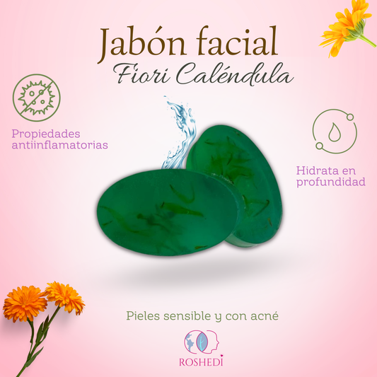 Jabón facial Caléndula piel sensible