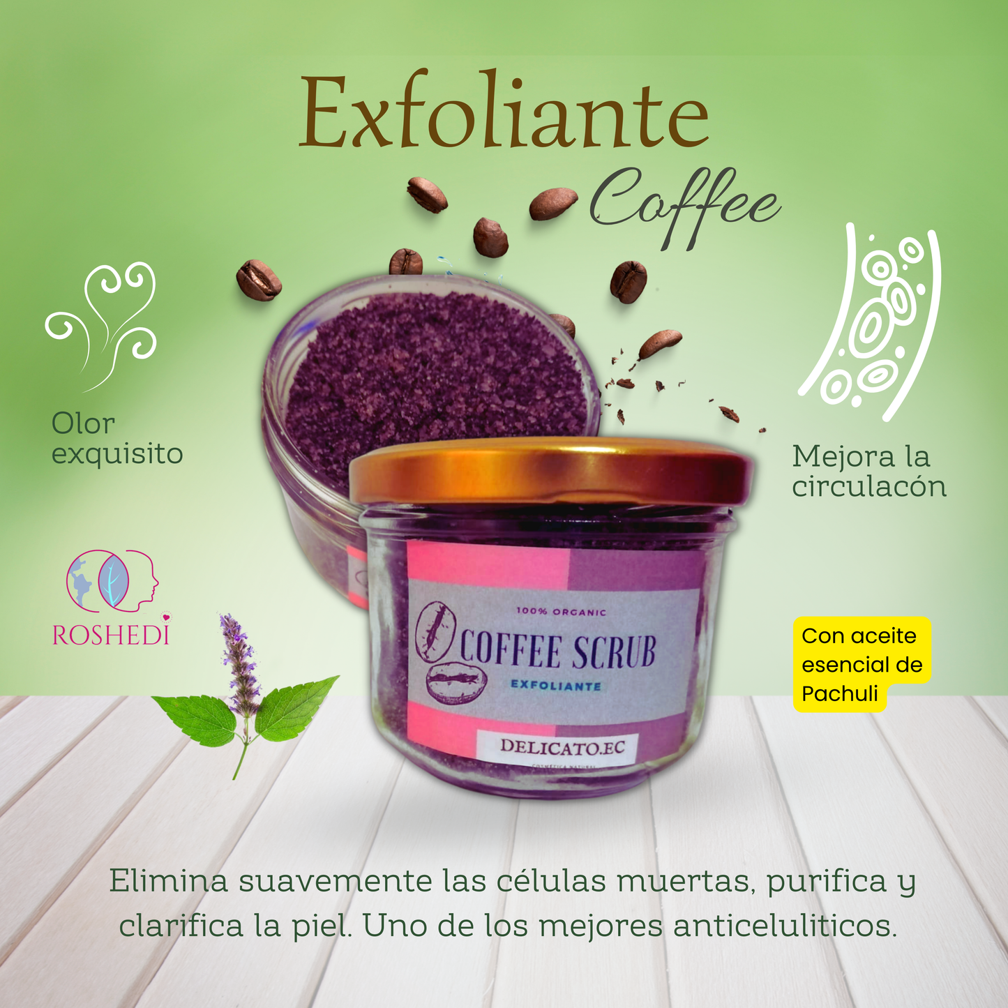 Coffee Scrub. Piel luminosa, uniforme y suave