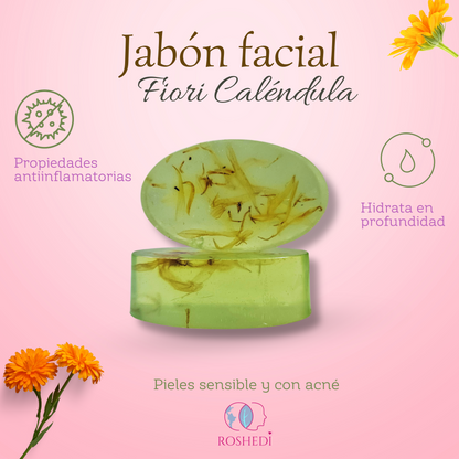 Jabón facial Caléndula piel sensible