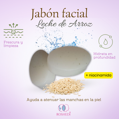 Jabón facial Leche de arroz