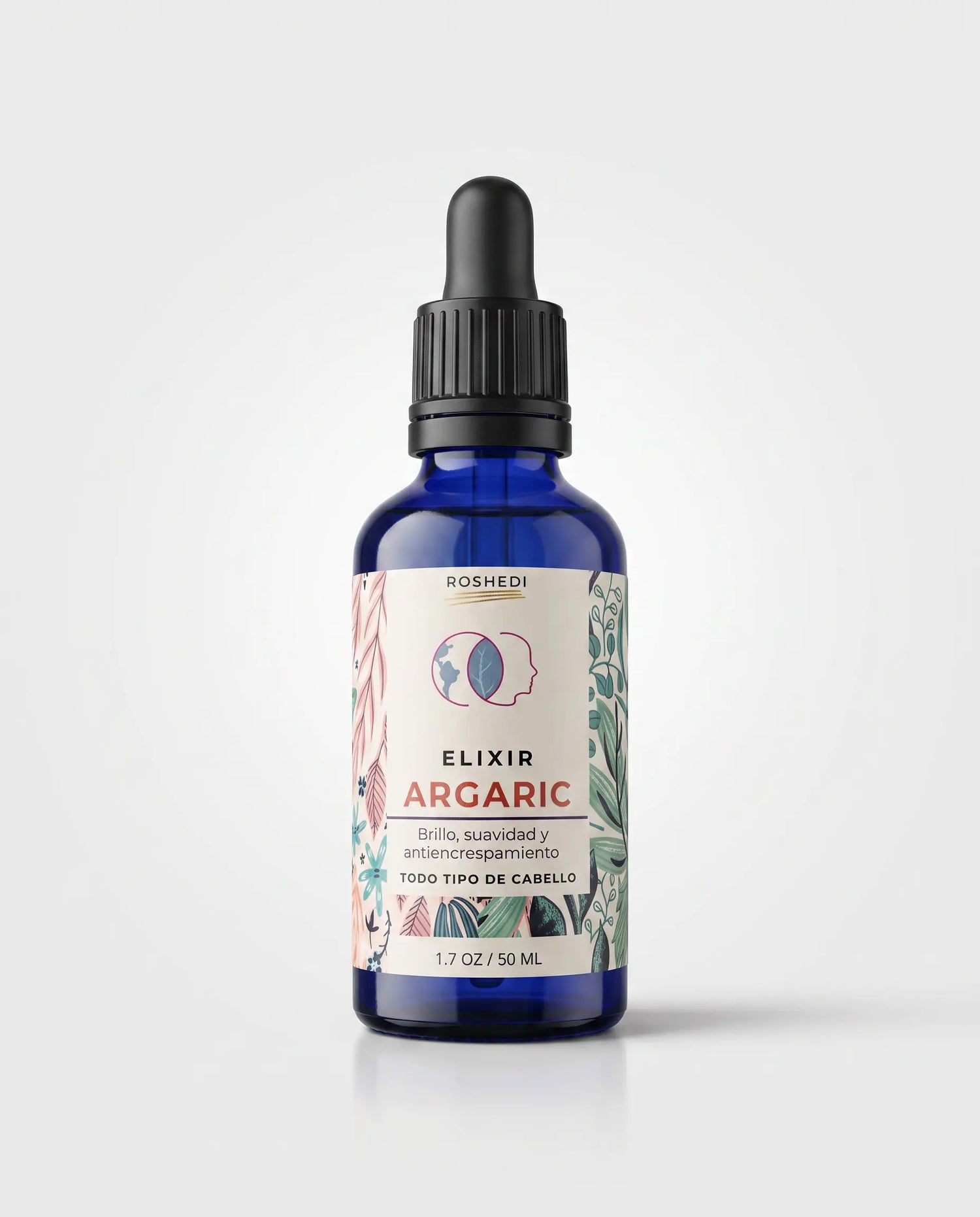 Elixir ligero, nutritivo, equilibrante, ideal para cabellos rebeldes, secos, con frizz. Elixir Argaric