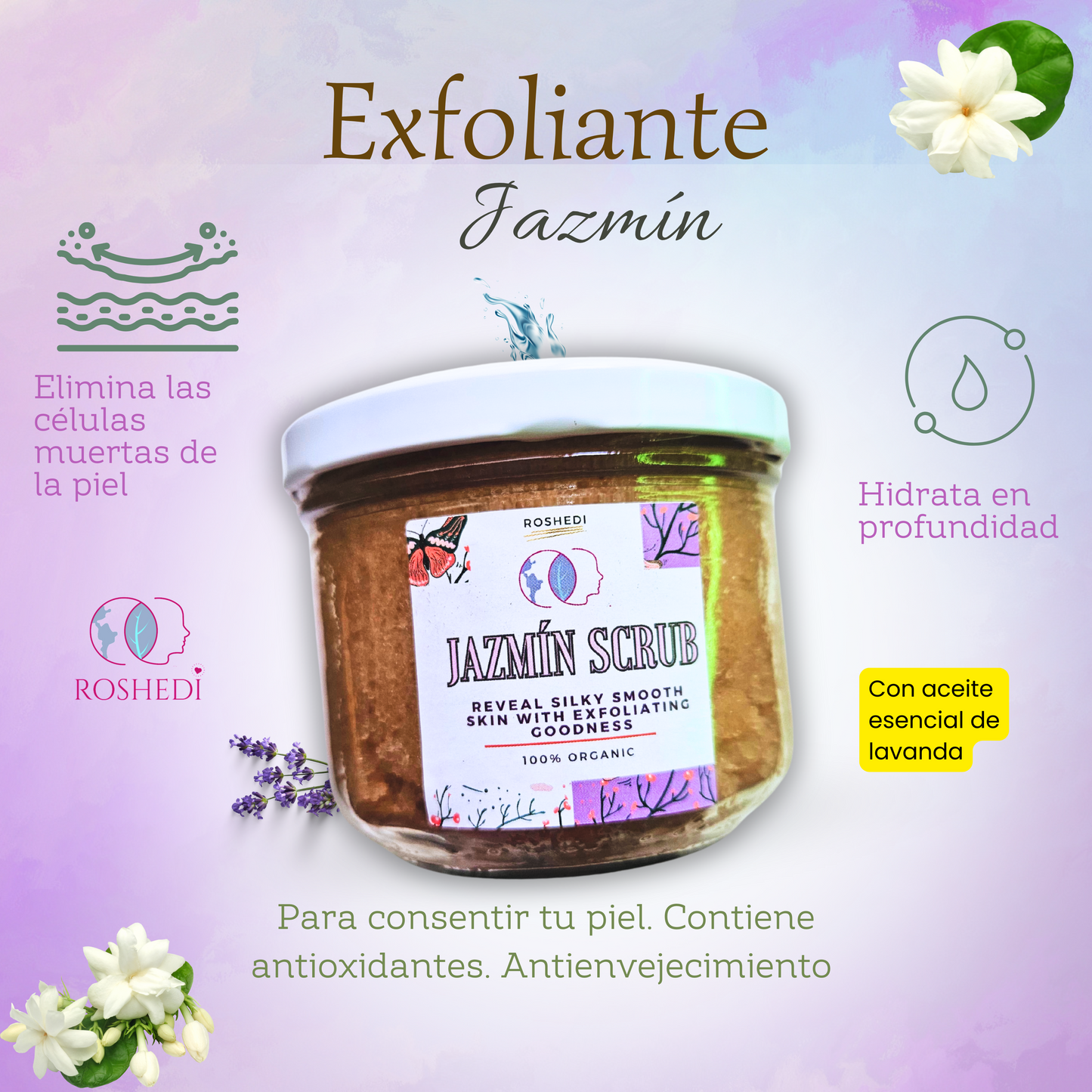 Jazmín Scrub: Piel suave, luminosa y renovada 🌸