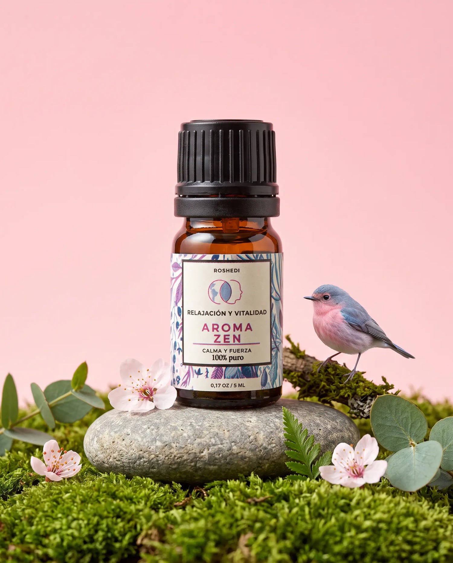 No necesitas un retiro espiritual. Solo necesitas respirar bien… y saber qué estás respirando. AROMA ZEN Blend de aceites esenciales.